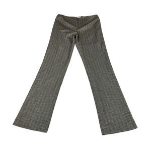 Elliott Lauren Trouser Pants Womens Size 4 Gray Pinstriped Bootcut Leg